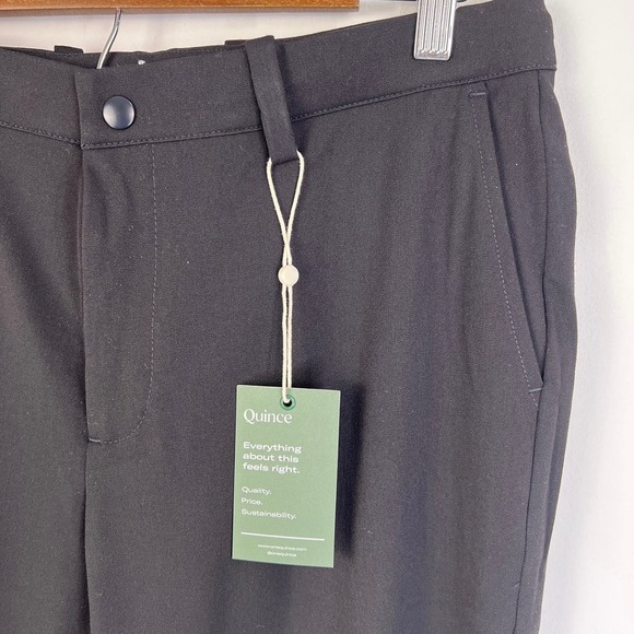QUINCE Black Ultra-Stretch 24/7 Smart Chino NWT Size32x34 - Picture 9 of 15